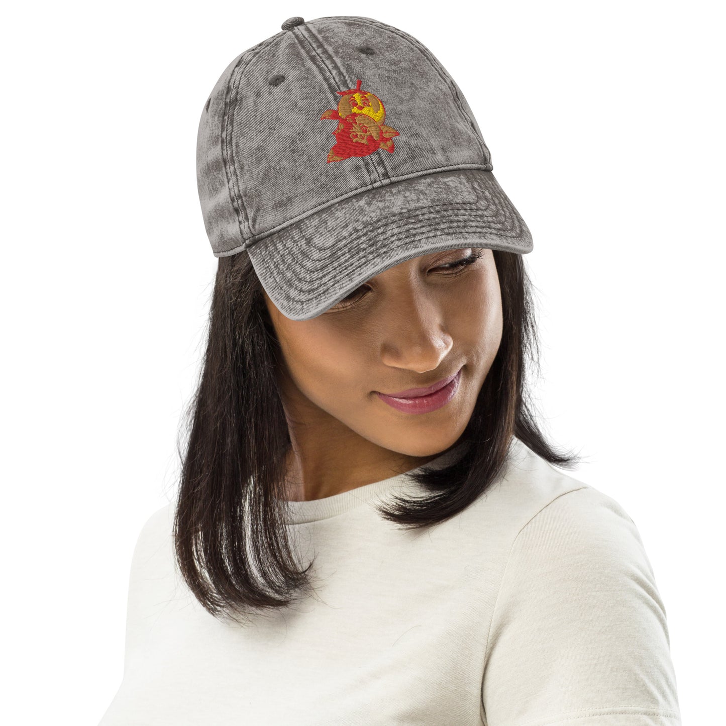 Fruits cute Vintage Cotton Twill Cap