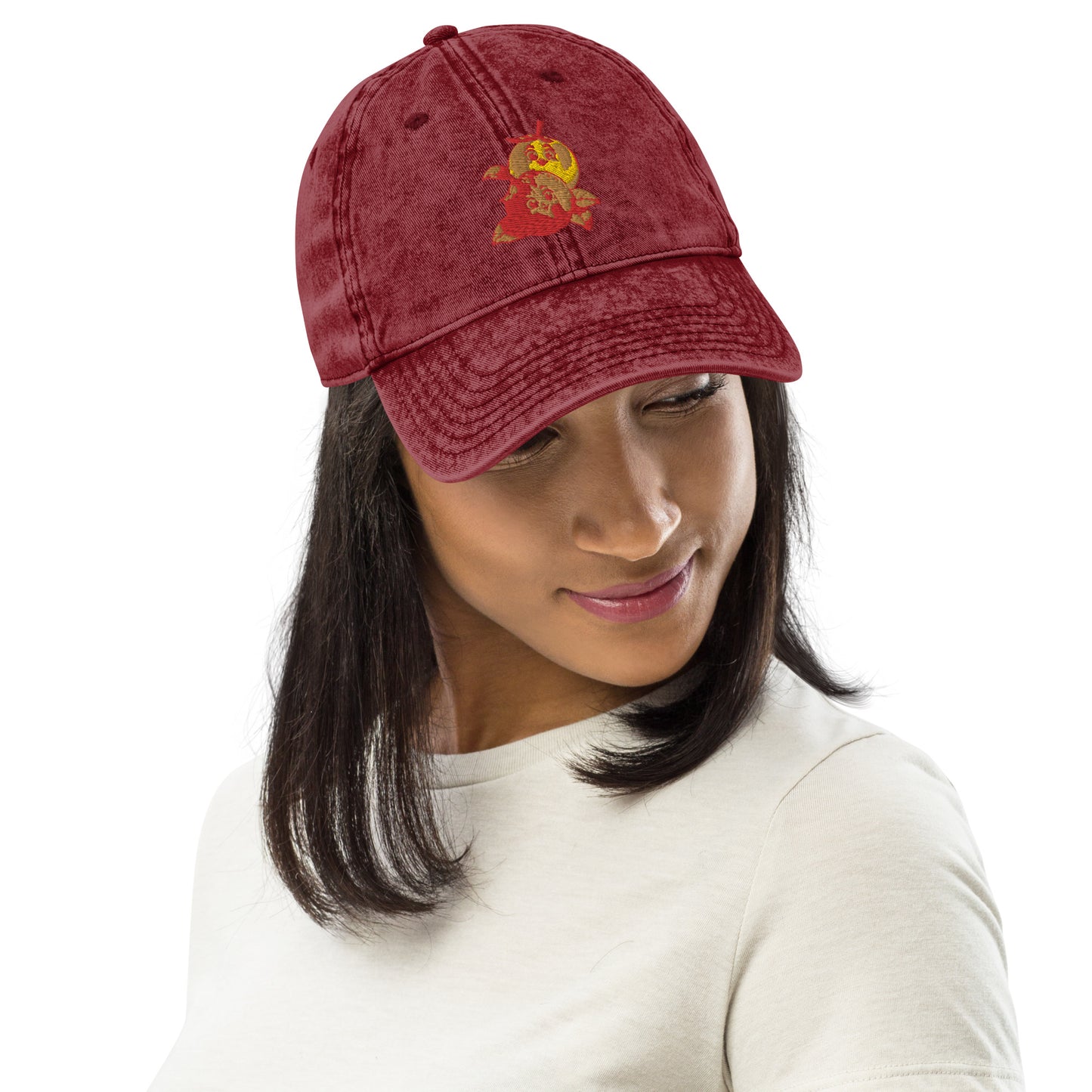 Fruits cute Vintage Cotton Twill Cap