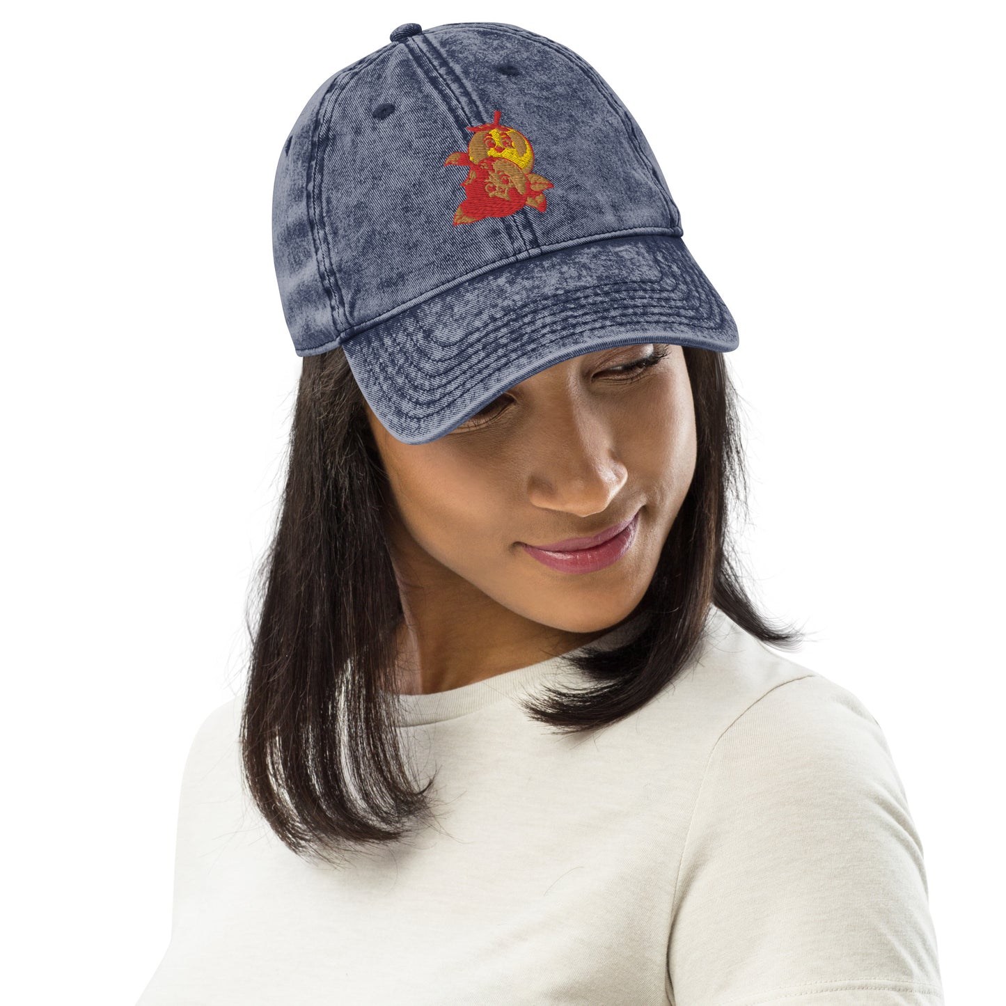 Fruits cute Vintage Cotton Twill Cap