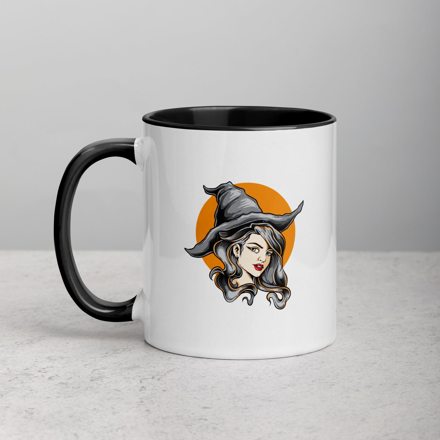 The Witch Mug with Color Inside