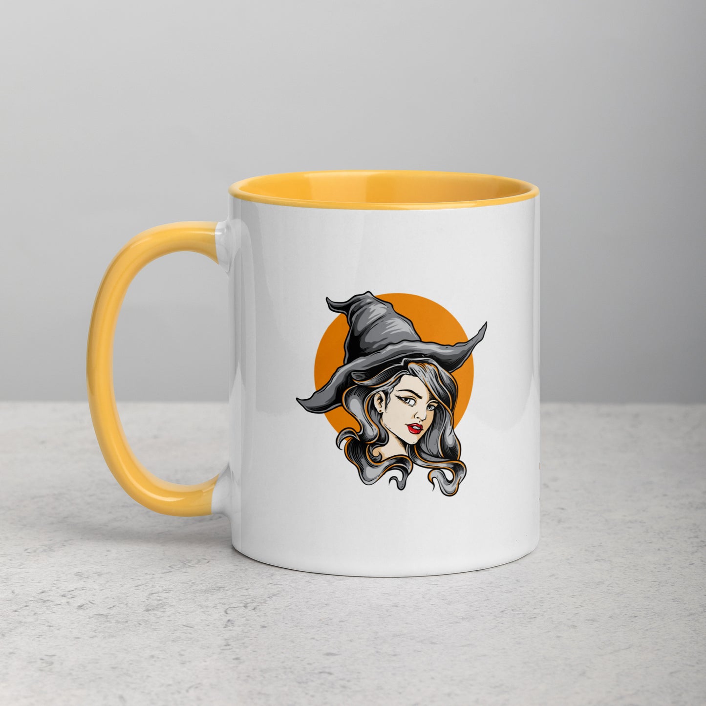 The Witch Mug with Color Inside