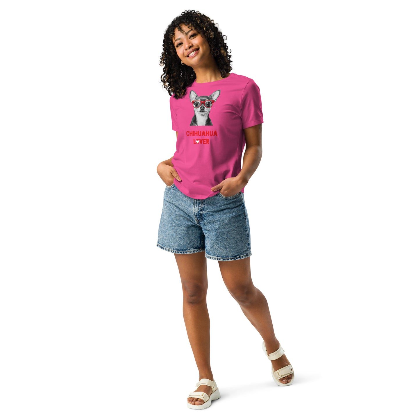 Chihuahua lover Women's Relaxed T-Shirt