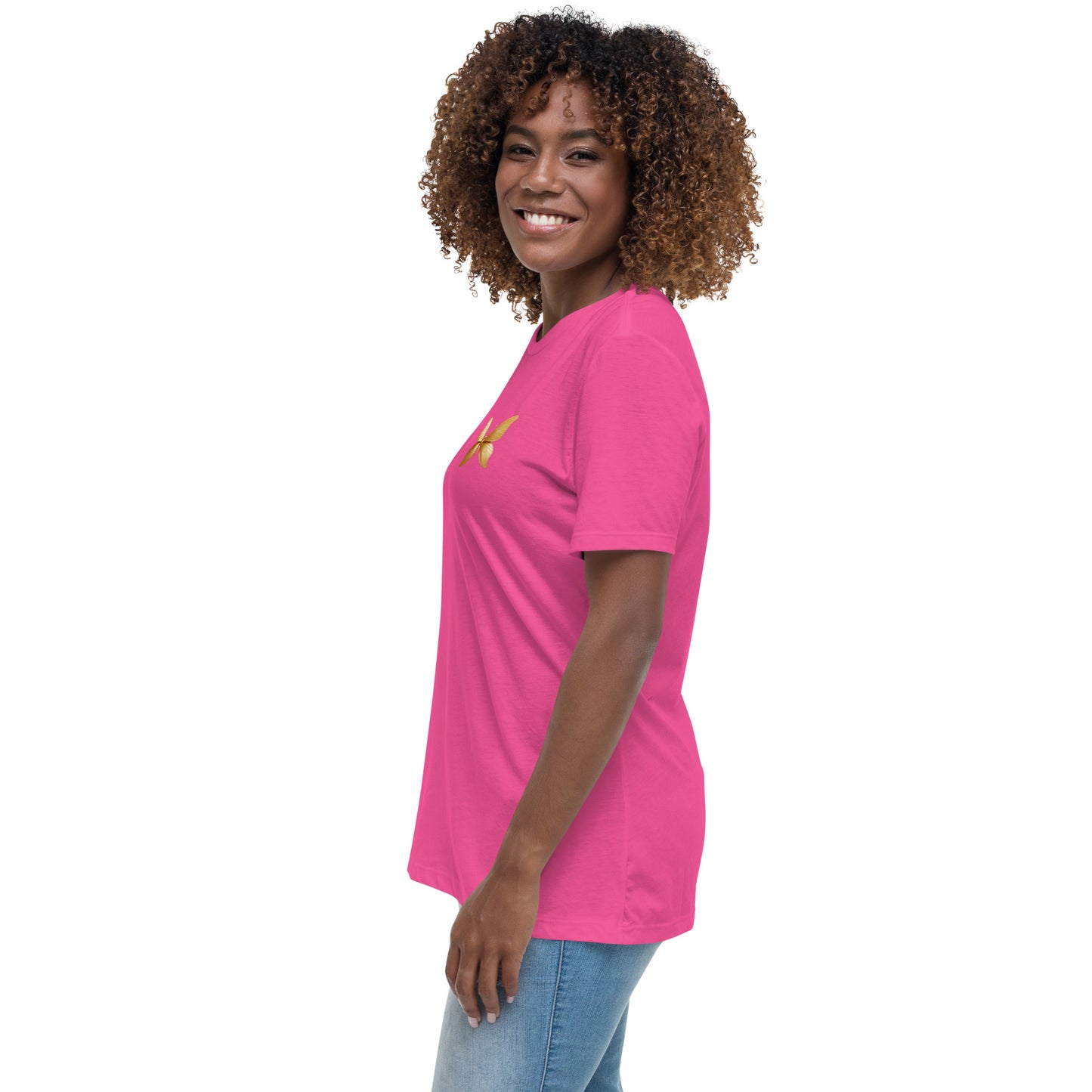 Golden monarch Women's Relaxed T-Shirt