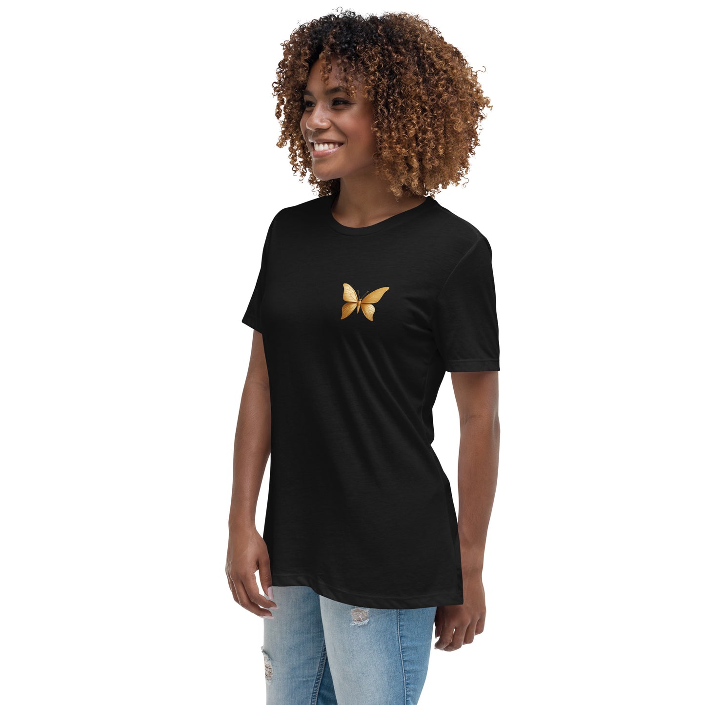 Golden monarch Women's Relaxed T-Shirt