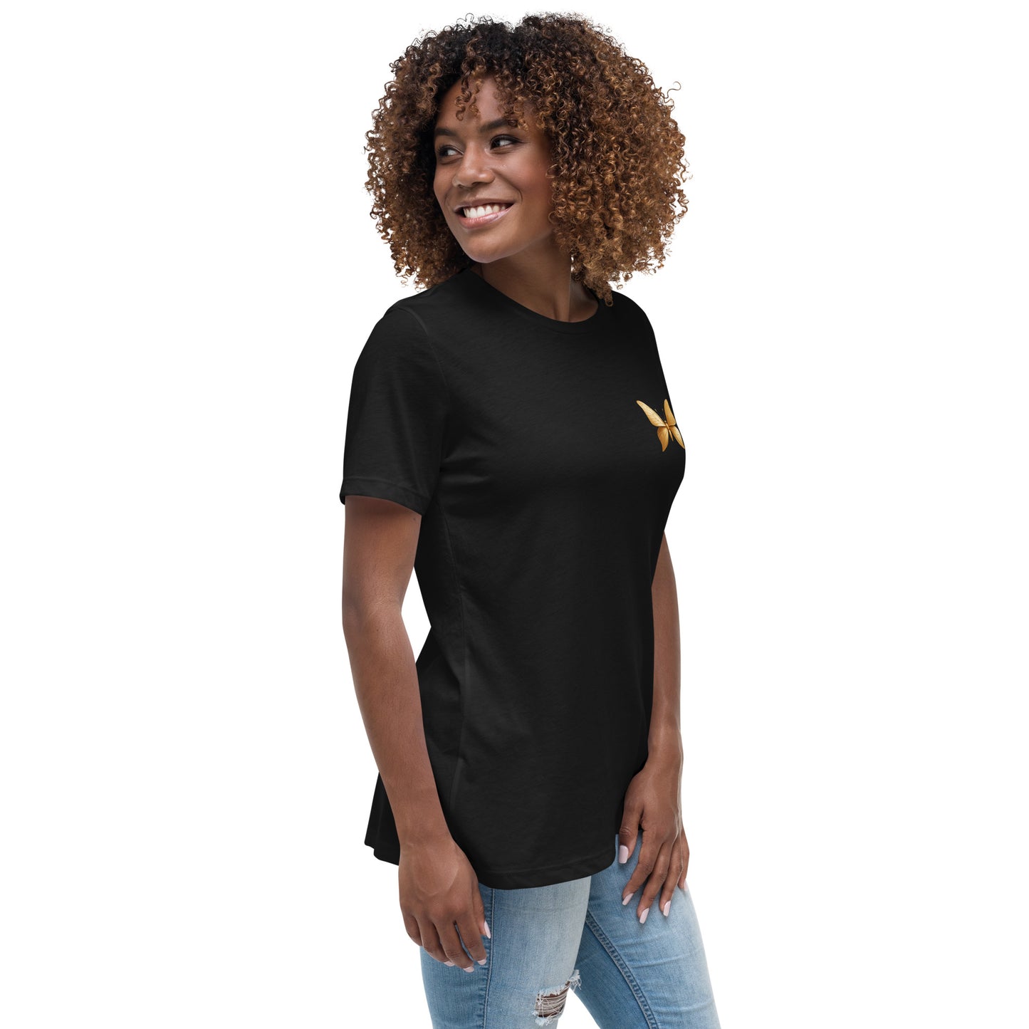 Golden monarch Women's Relaxed T-Shirt