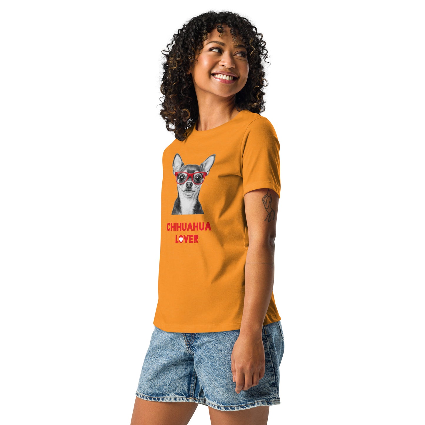 Chihuahua lover Women's Relaxed T-Shirt