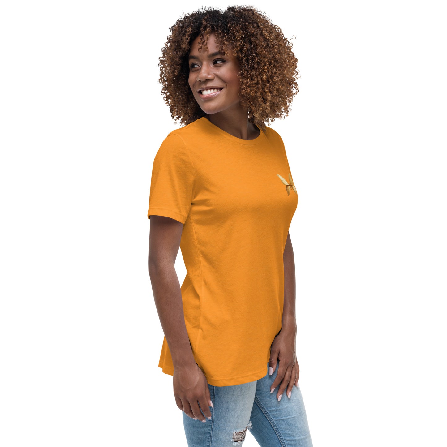 Golden monarch Women's Relaxed T-Shirt