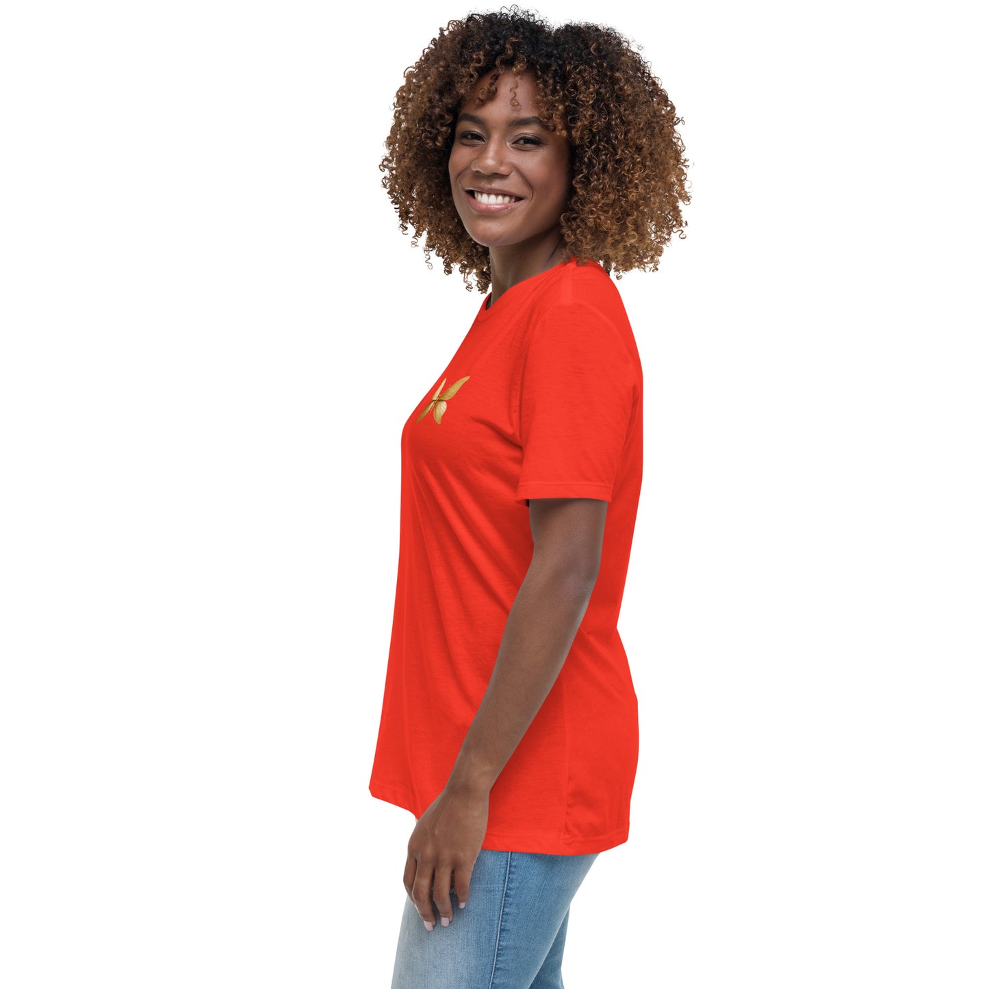 Golden monarch Women's Relaxed T-Shirt