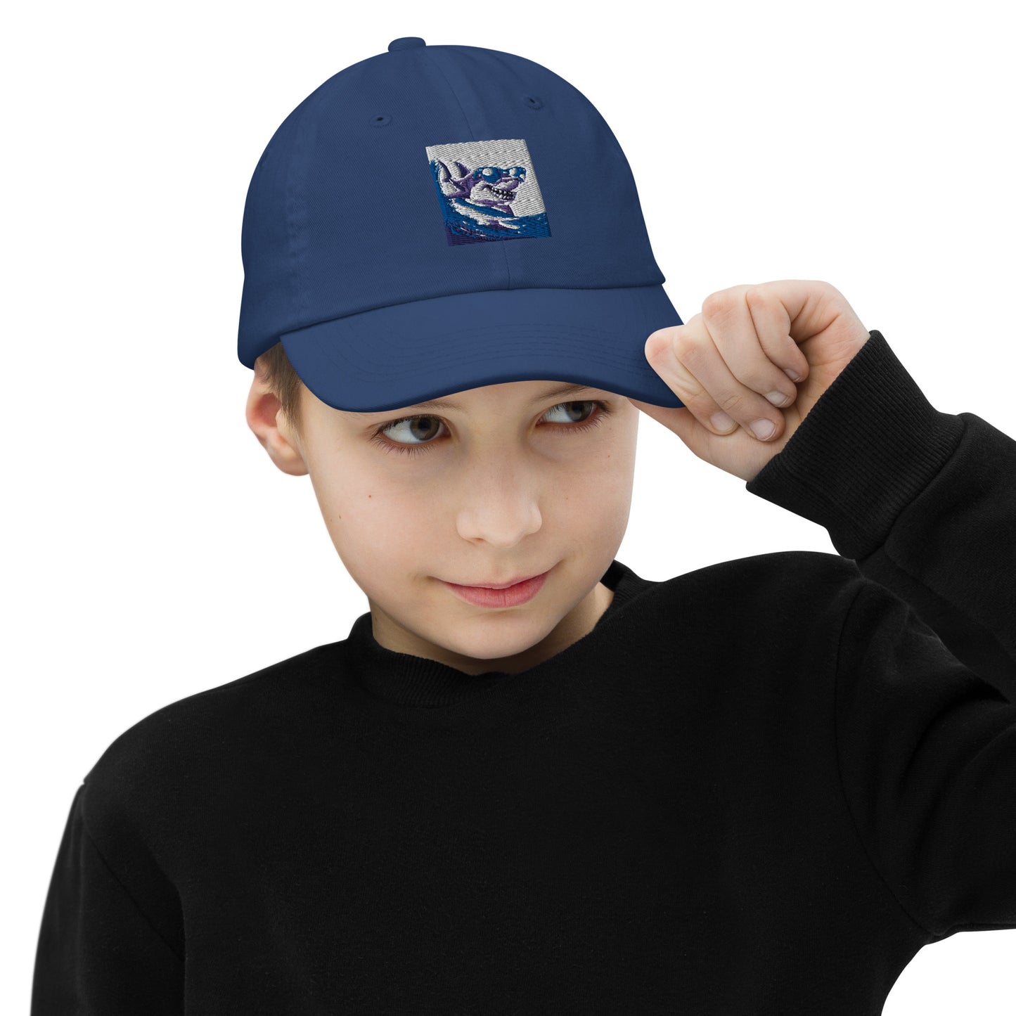 Cool shark Youth baseball cap