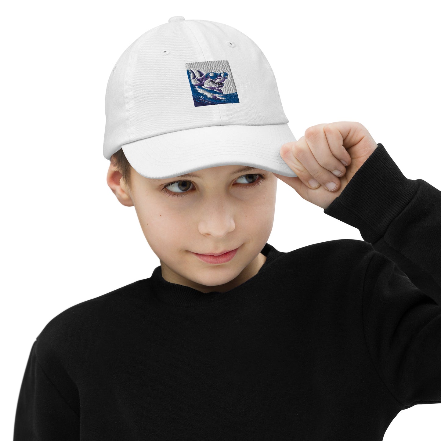 Cool shark Youth baseball cap