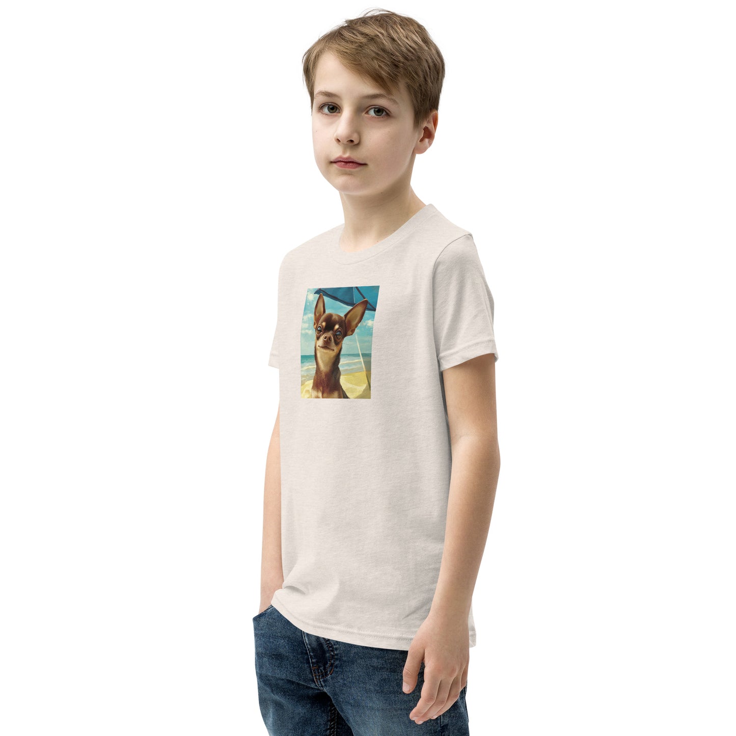 Chihuahua sunbathing Youth Short Sleeve T-Shirt