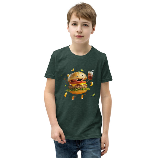 Delicious burger Youth Short Sleeve T-Shirt