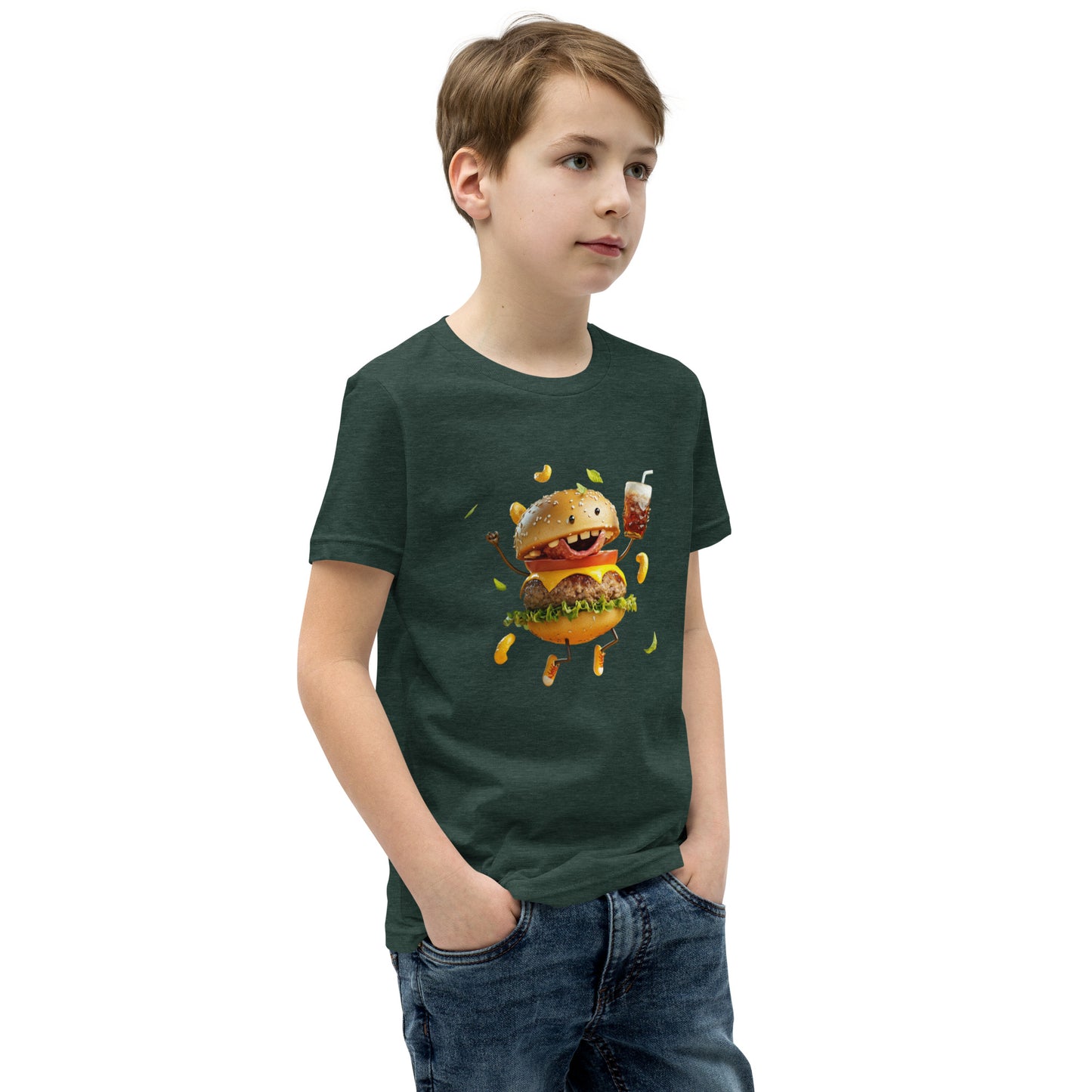 Delicious burger Youth Short Sleeve T-Shirt