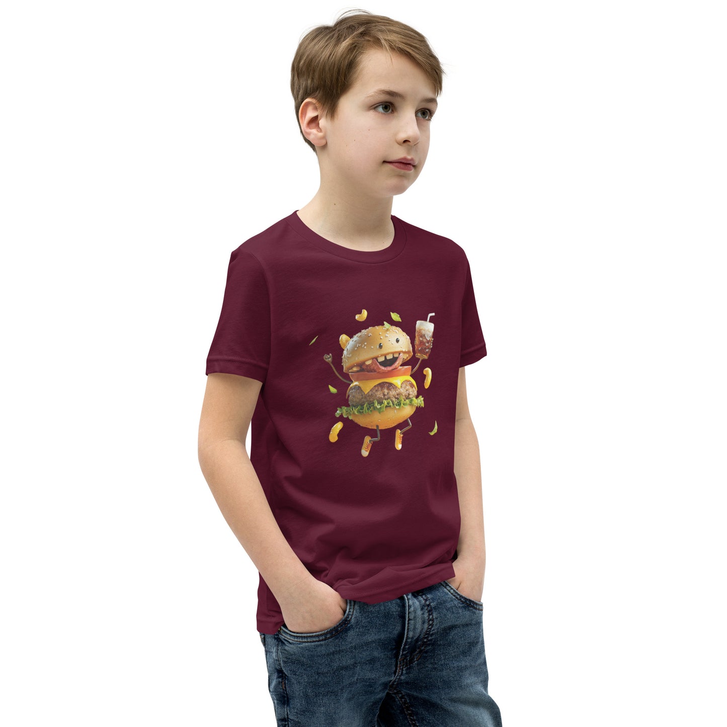 Delicious burger Youth Short Sleeve T-Shirt